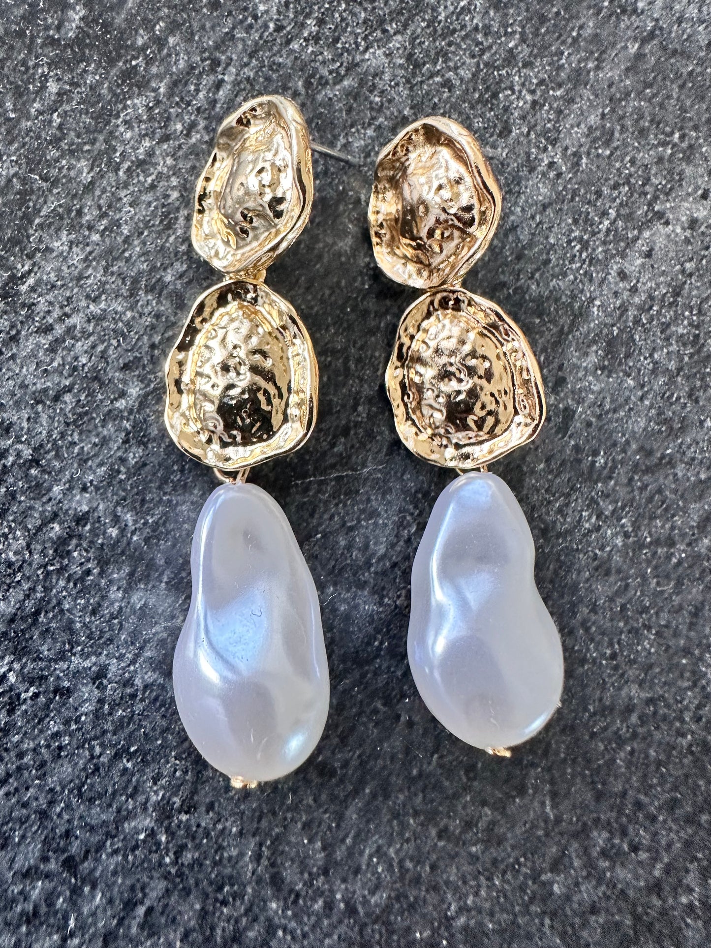 Elise pearl drop earrings