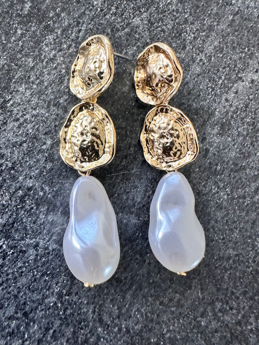 Elise pearl drop earrings