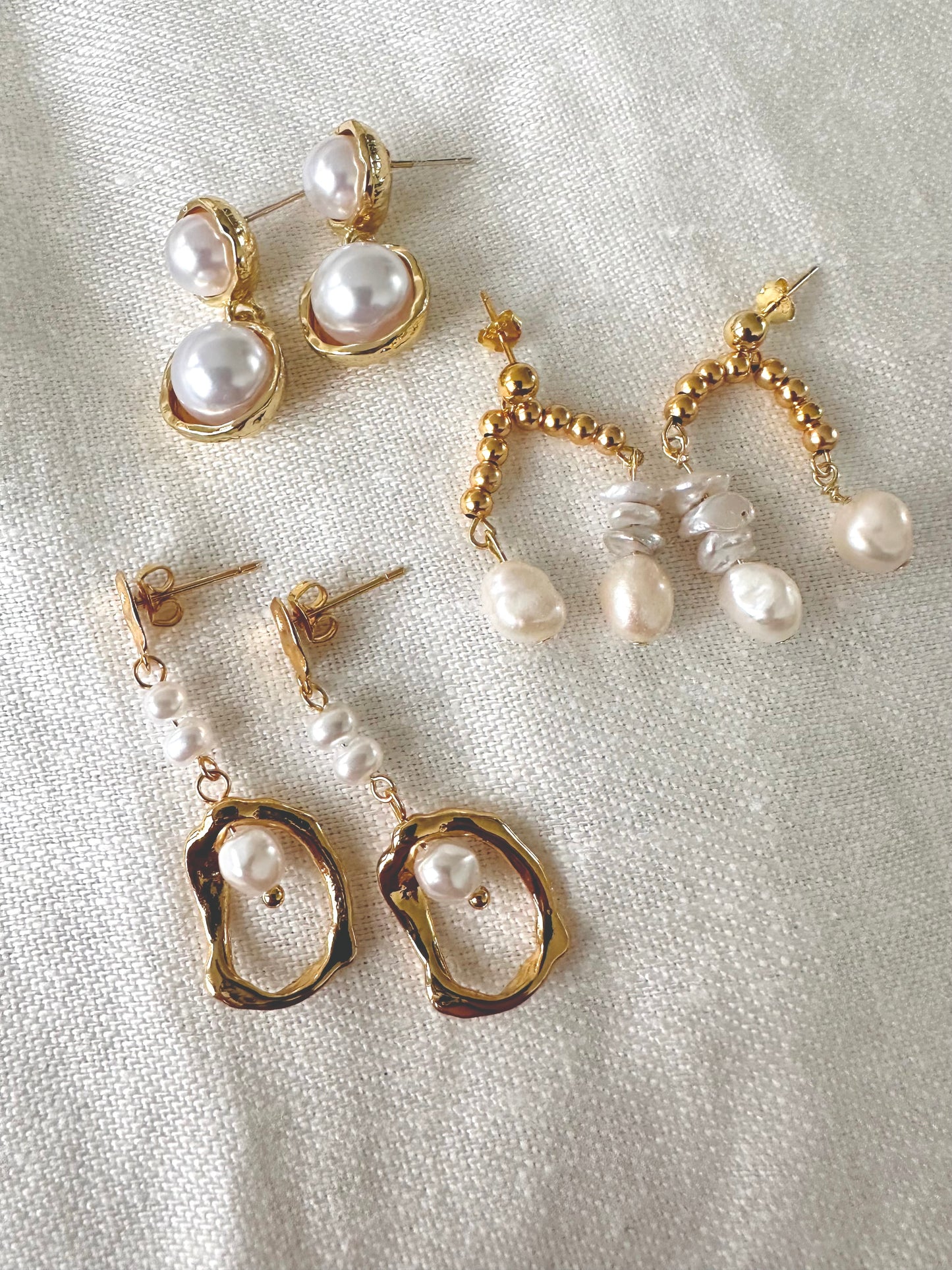 Emilia Pearl drop earrings