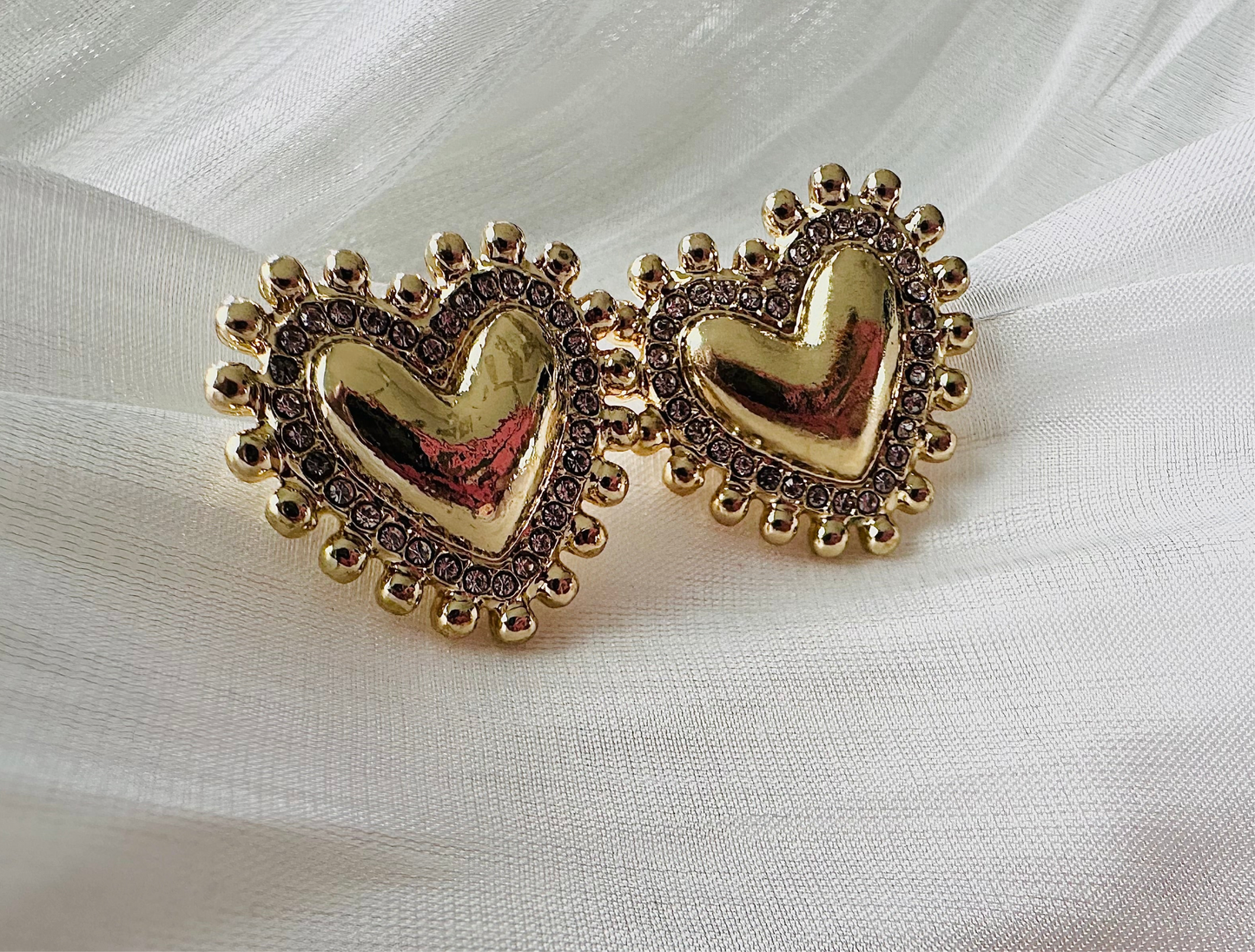 Mara Heart Studs