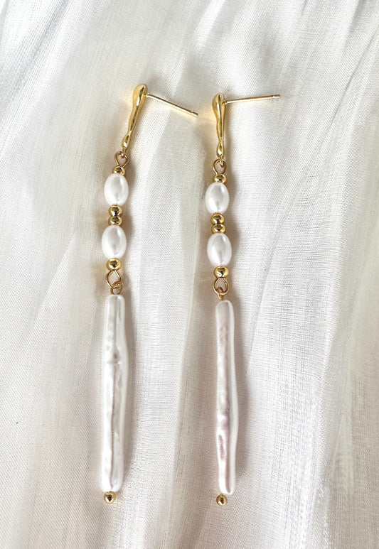 Elouise Pearl Drop Earrings