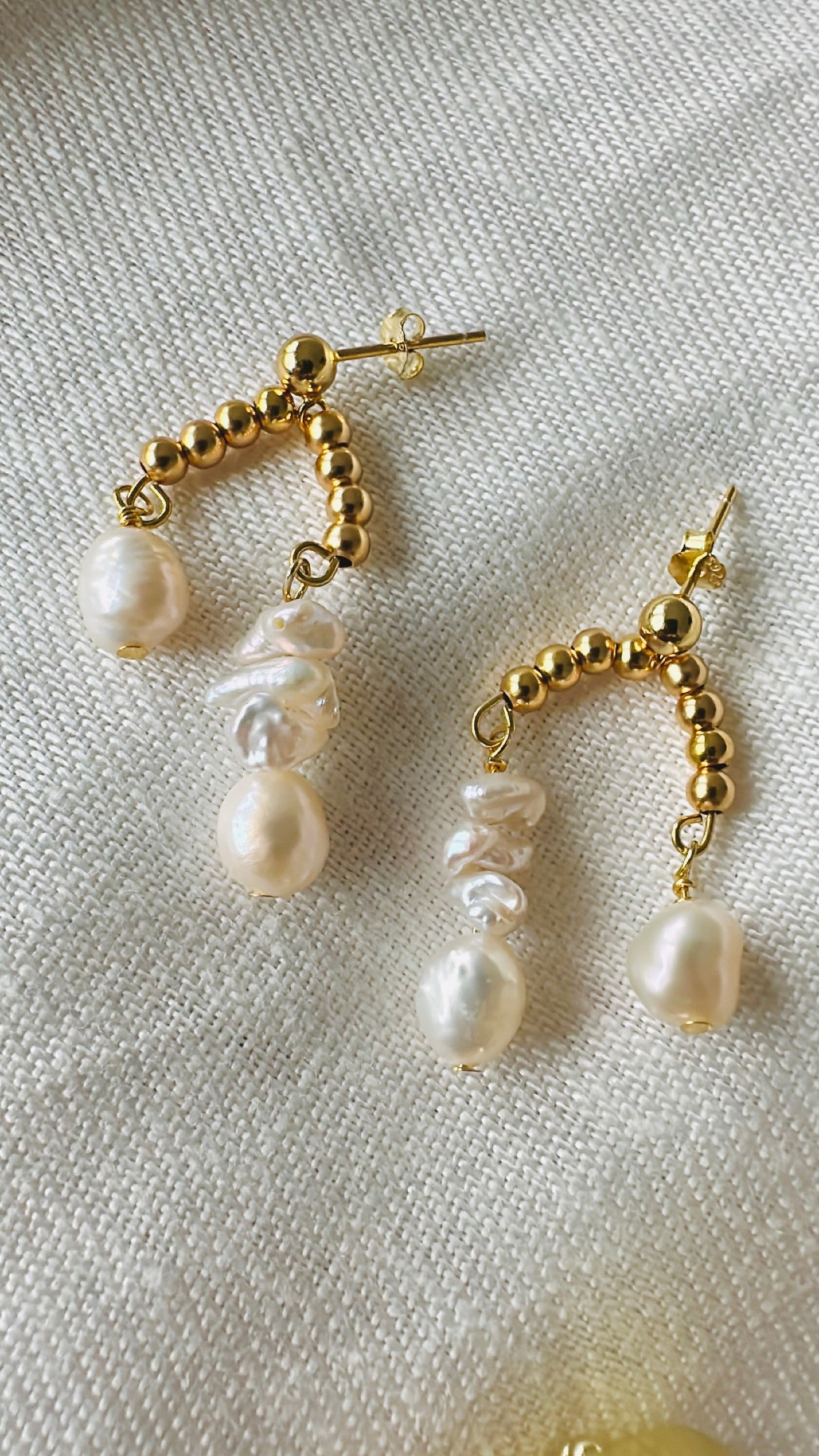 Melania Pearl Drop Earrings