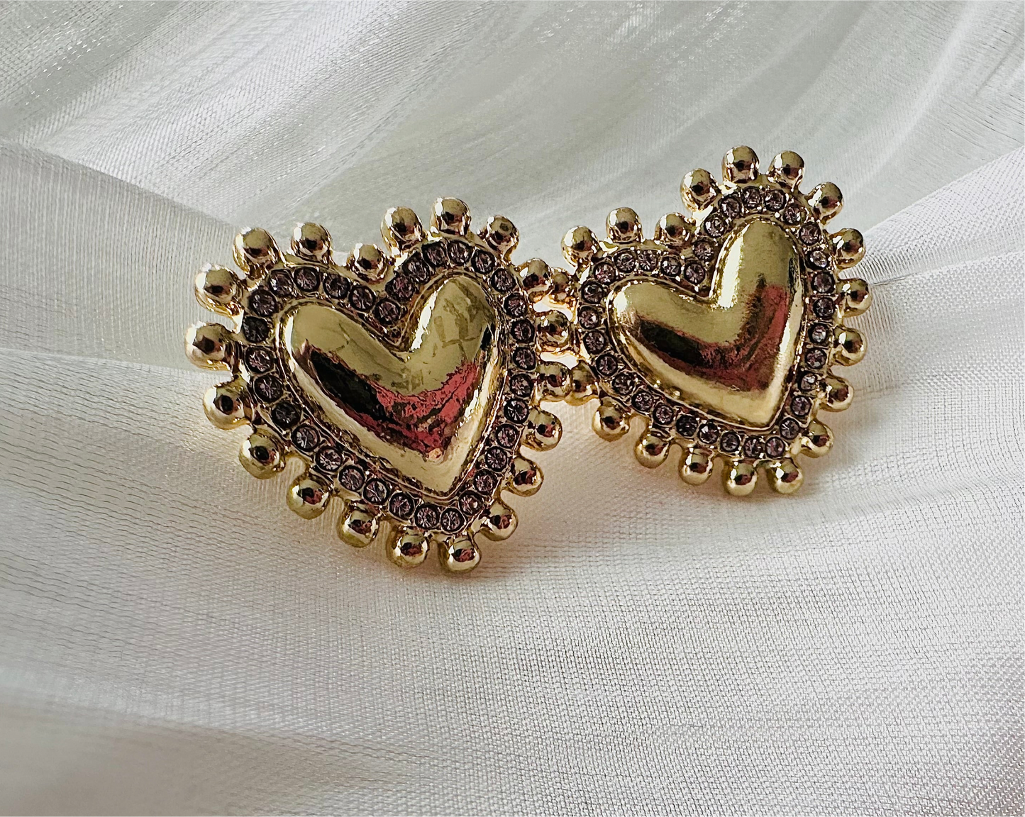 Mara Heart Studs