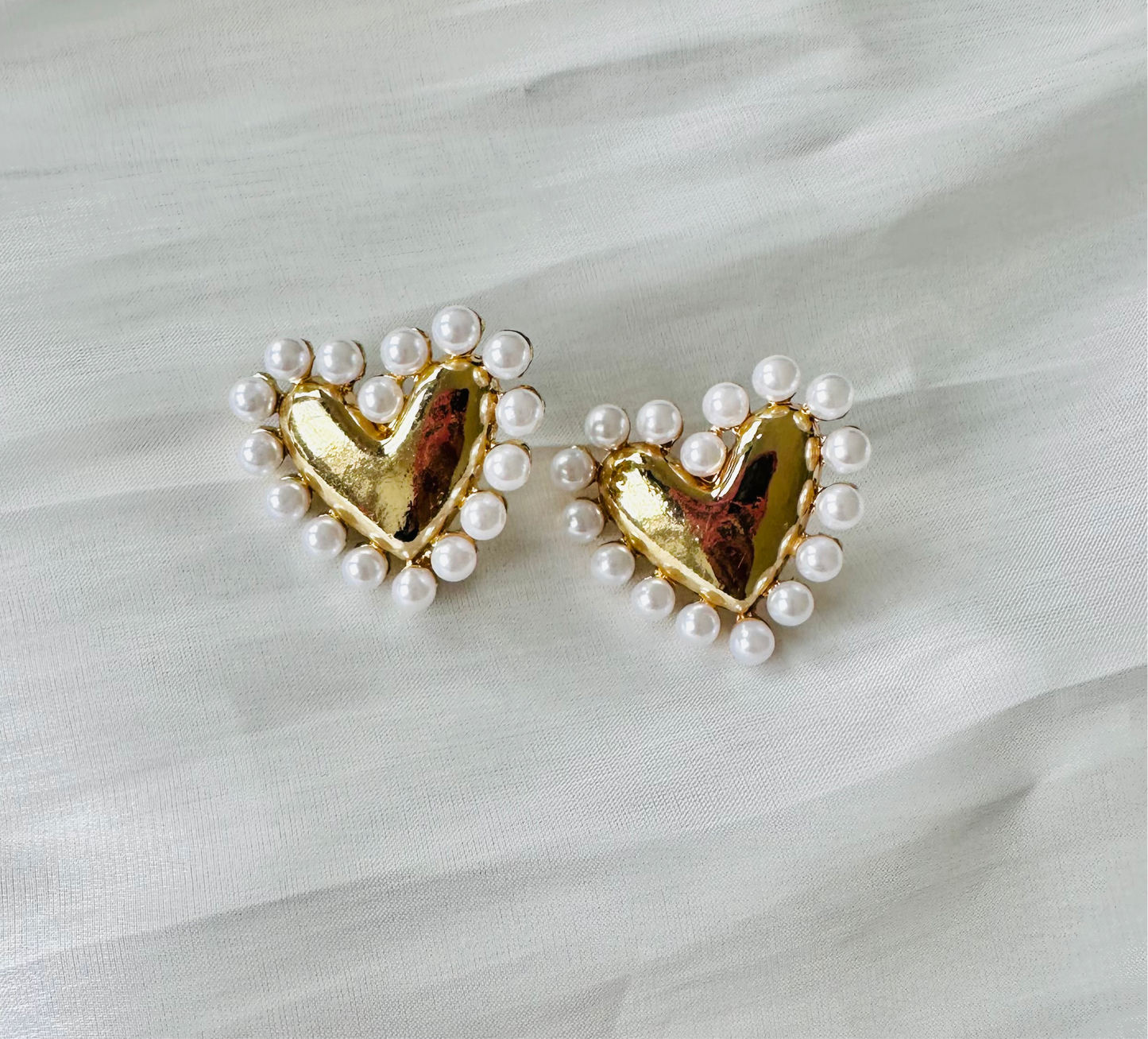 Adele Heart Studs