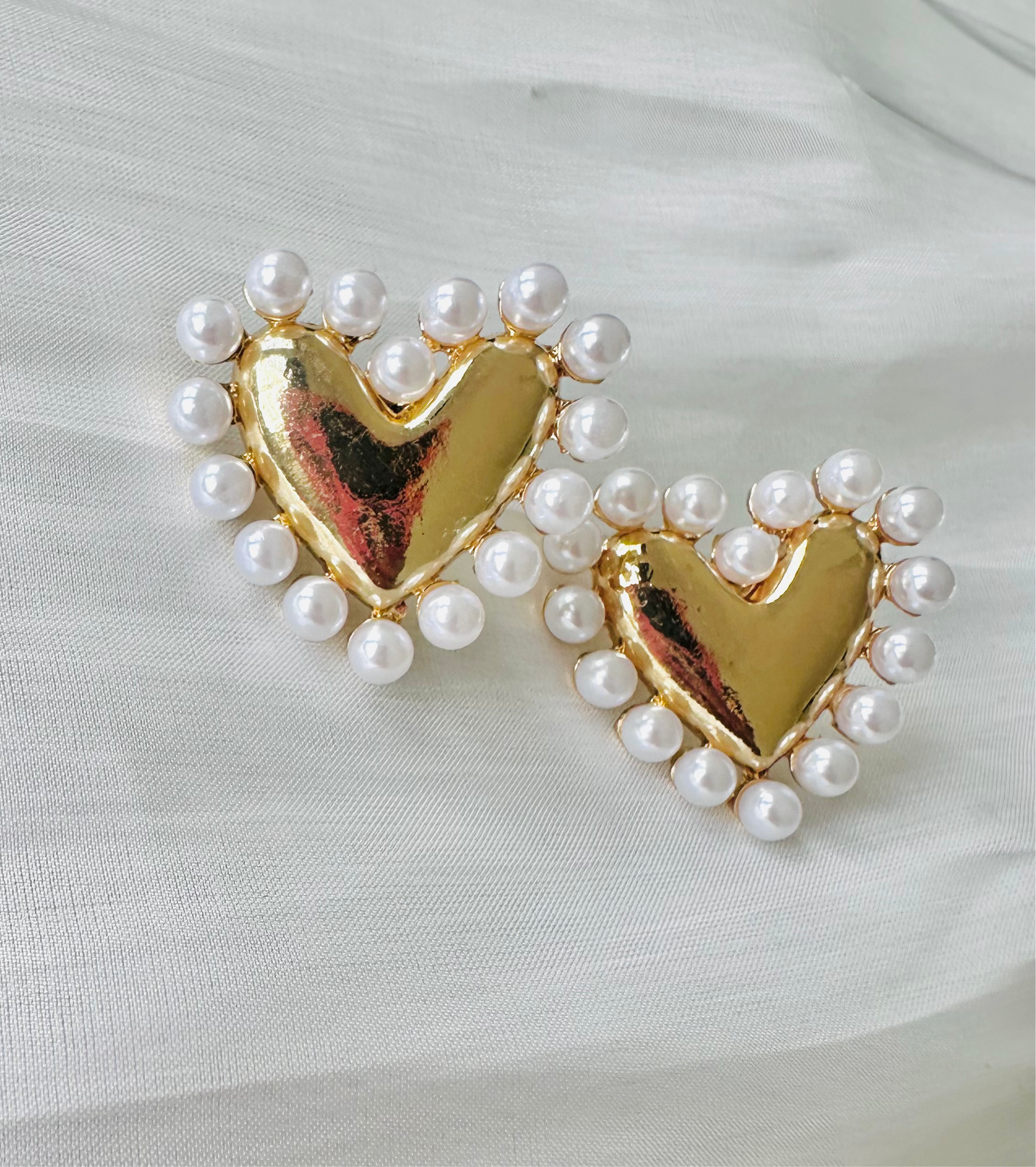 Adele Heart Studs